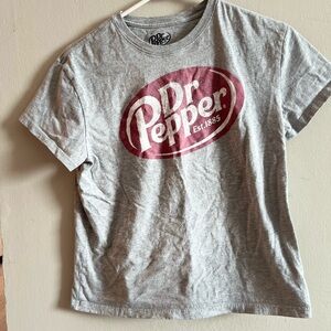 Dr Pepper Gray Short Sleeve Tee